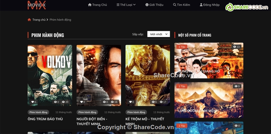code Java,web phim,đề án bài tập lớn,vnpay google,xem phim,source code java
